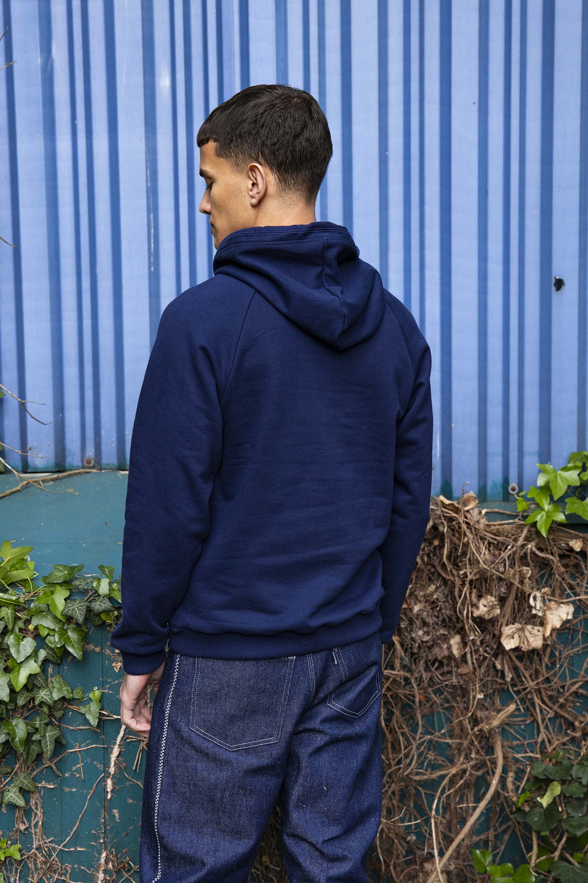 Bien blue outlet hoodie