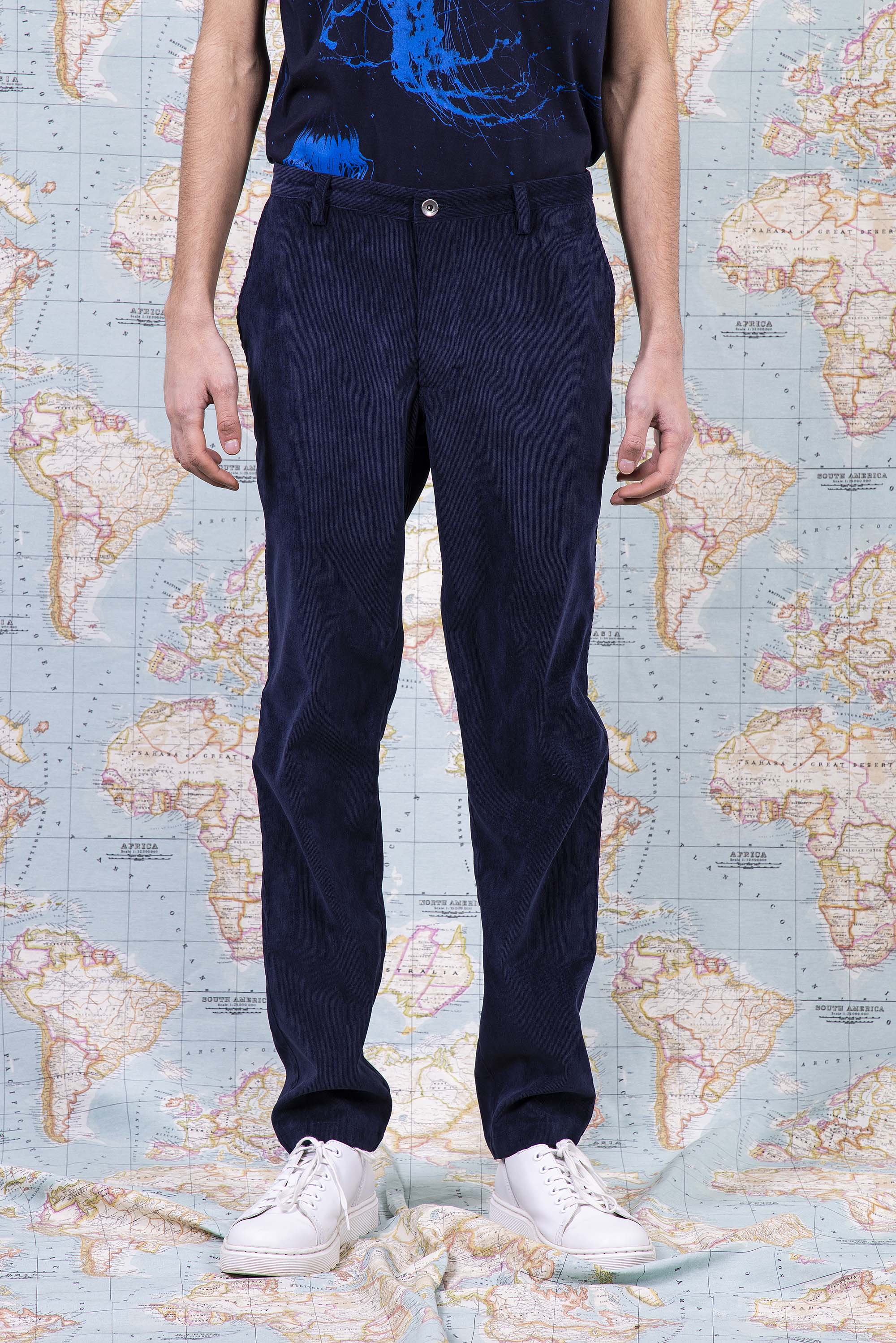 Pantalon Sendero Bleu marine pantalons élégants pour hommes, déclinés dans une large gamme de motifs et de coupes