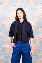 Veste Sofia Bleu Marine habiller une tenue, tendance classique, inspiration androgyne